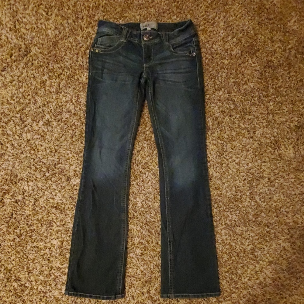 Jolt lo-rise boot cut jeans